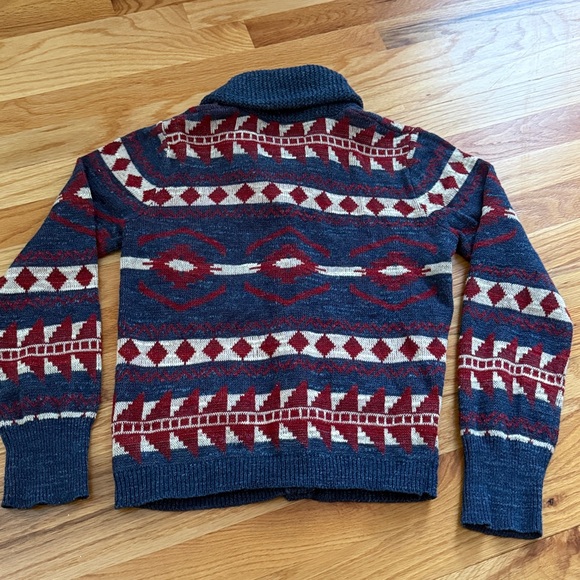 Denim & Supply Ralph Lauren Geometric Knit Cardigan - Picture 10 of 11